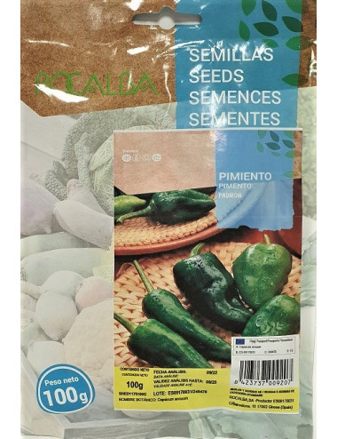 PADRON PEPPER SEEDS 100GRS....