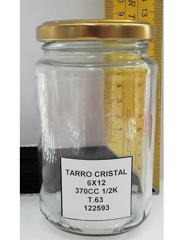 TARRO CRISTAL 6X12CM. 1/2K....