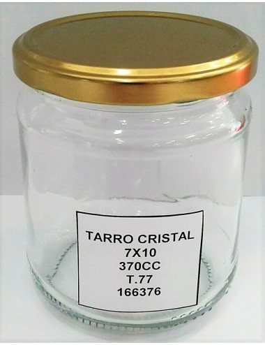 TARRO CRISTAL 7X10 370CC...