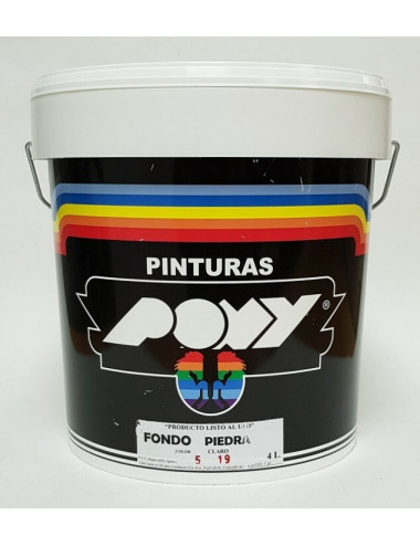 PONY FONDO PEDRA 4L. CLARO