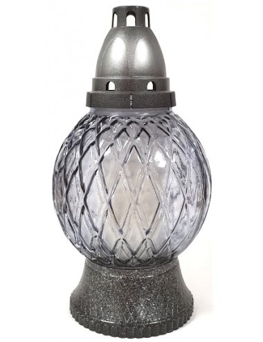GLASS GRILLE LAMP FOR WAX...