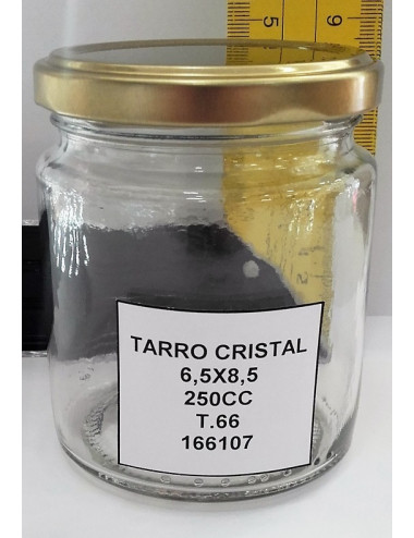 TARRO CRISTAL 6.5X8.5CM....