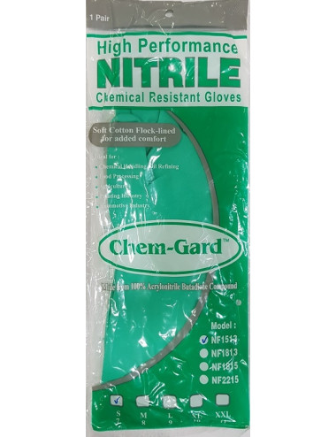 CHEM-GARD GREEN NITRILE...
